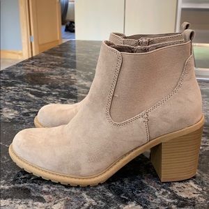 Suede Tan Boots